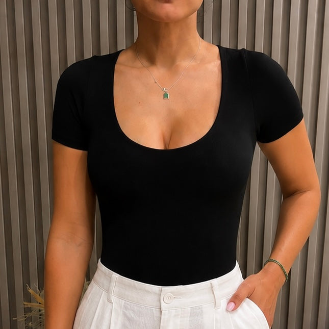 Nadine Black Bodysuit