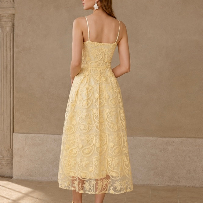 Sunny Lace Midi Dress