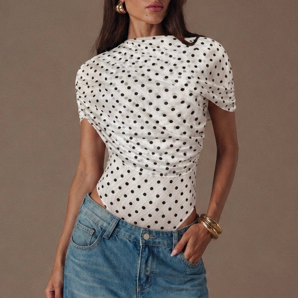 Juliette Polka Dot Bodysuit