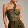Elara Olive Bodysuit